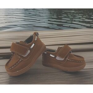 Toddler Boys Boat Shoes Size 4